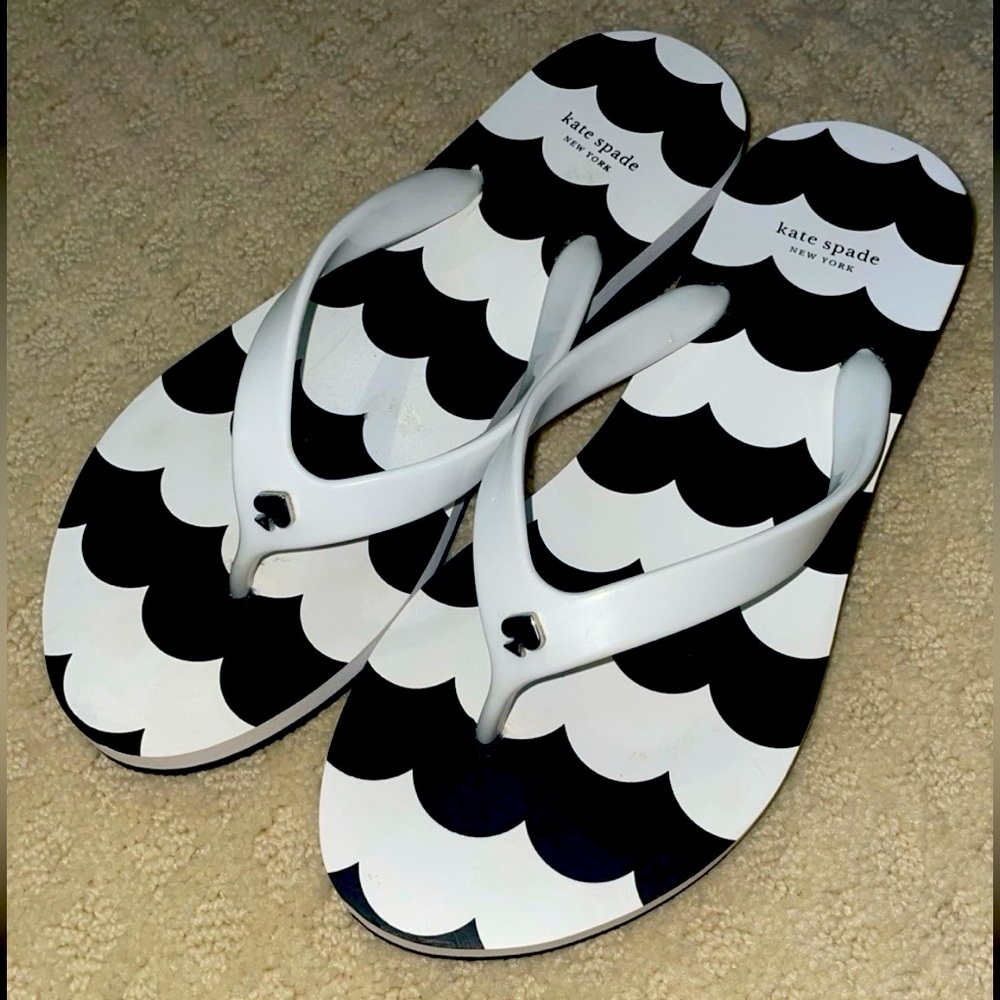 Kate Spade BW Striped Sandals